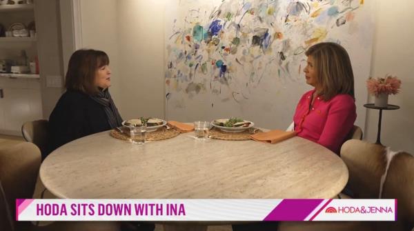 Ina Garten sits down with Hoda Kotb.