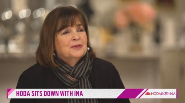 Ina Garten on "Today."