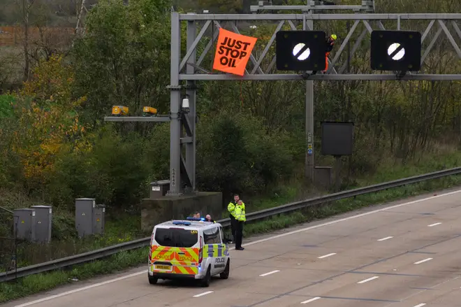 'Just Stop Oil' Protest Action In North London