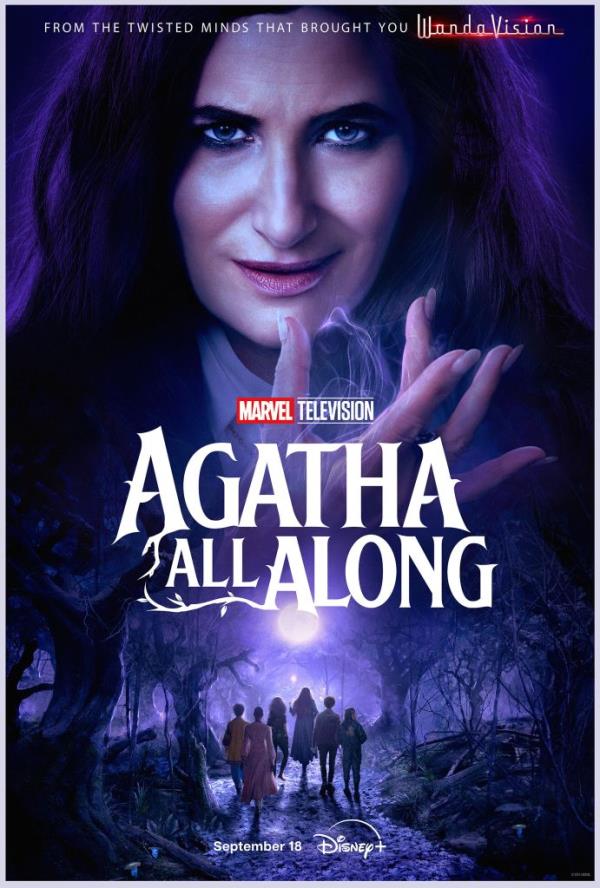 Kathryn Hahn on the poster for "Agatha All Along." 