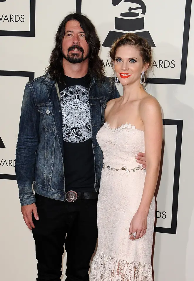 Los Angeles, Ca. 8th Feb, 2024. Dave Grohl (L) and Jordyn Blum arrive at the 57th Annual Grammy Awards at Staples Center on February 8, 2015 in Los Angeles, California. Credit: Pgsk/Media Punch/Alamy Live News