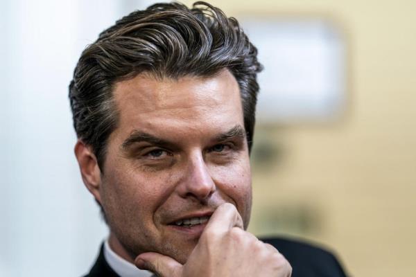 Rep. Matt Gaetz, R-Fla., at the Capitol on Sept. 22, 2023. (J. Scott Applewhite / AP)