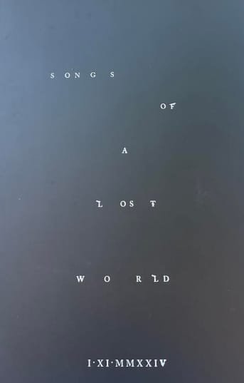 The Cure的2024年专辑Songs of a Lost World海报预告