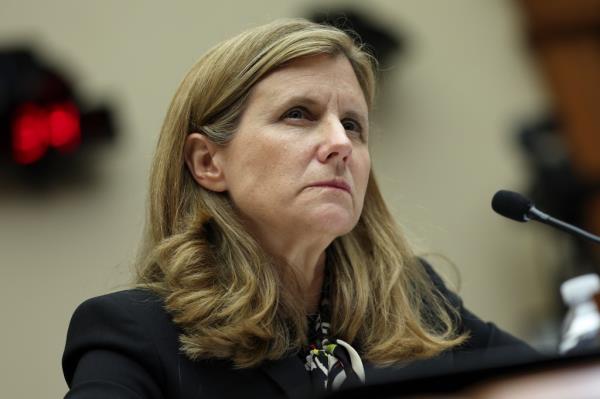 Liz Magill, President of University of Pennsylvania, testifying before the House Education and Workforce Committee in Washington, DC